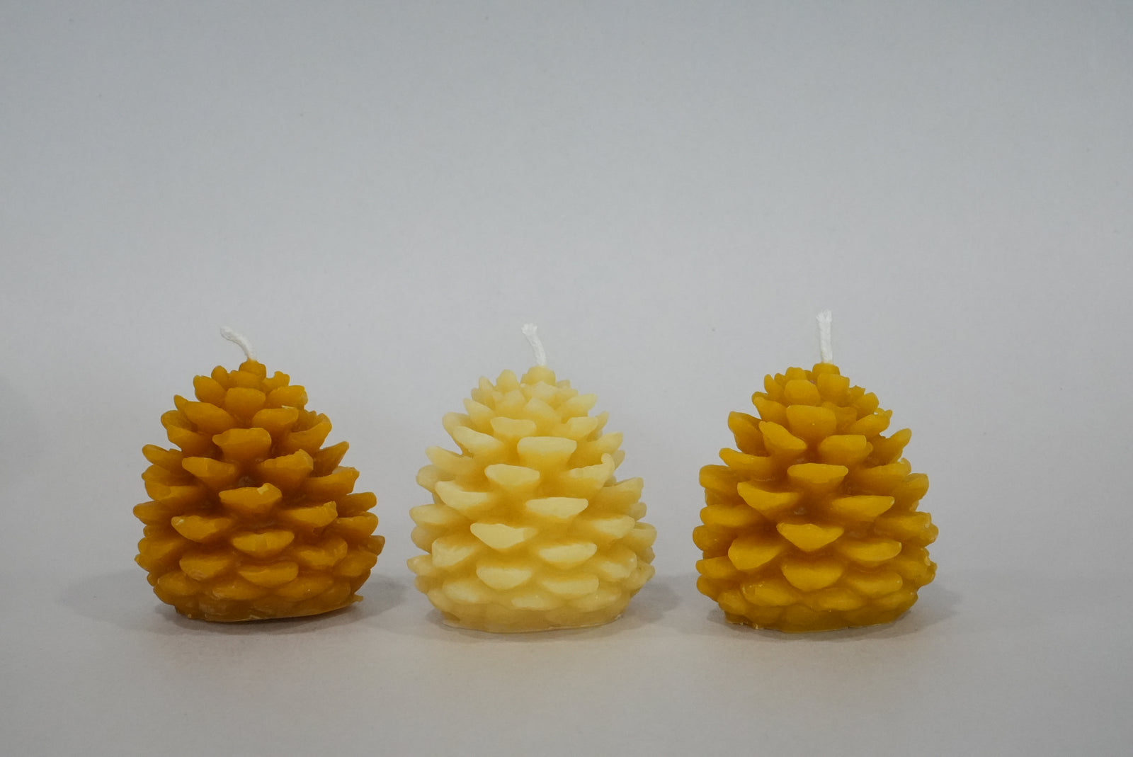 Pinecone Beeswax Candle