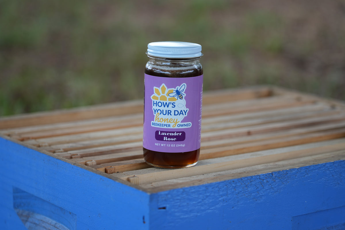 Lavender Rose Infused Honey