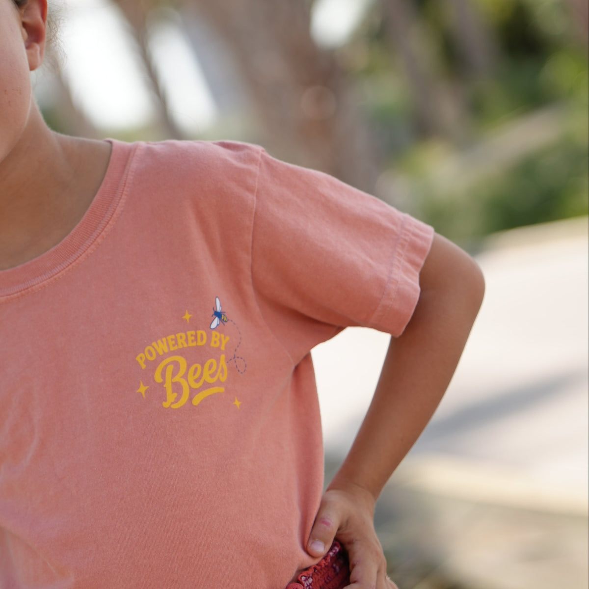 Youth "Powered By Bees" T-shirt