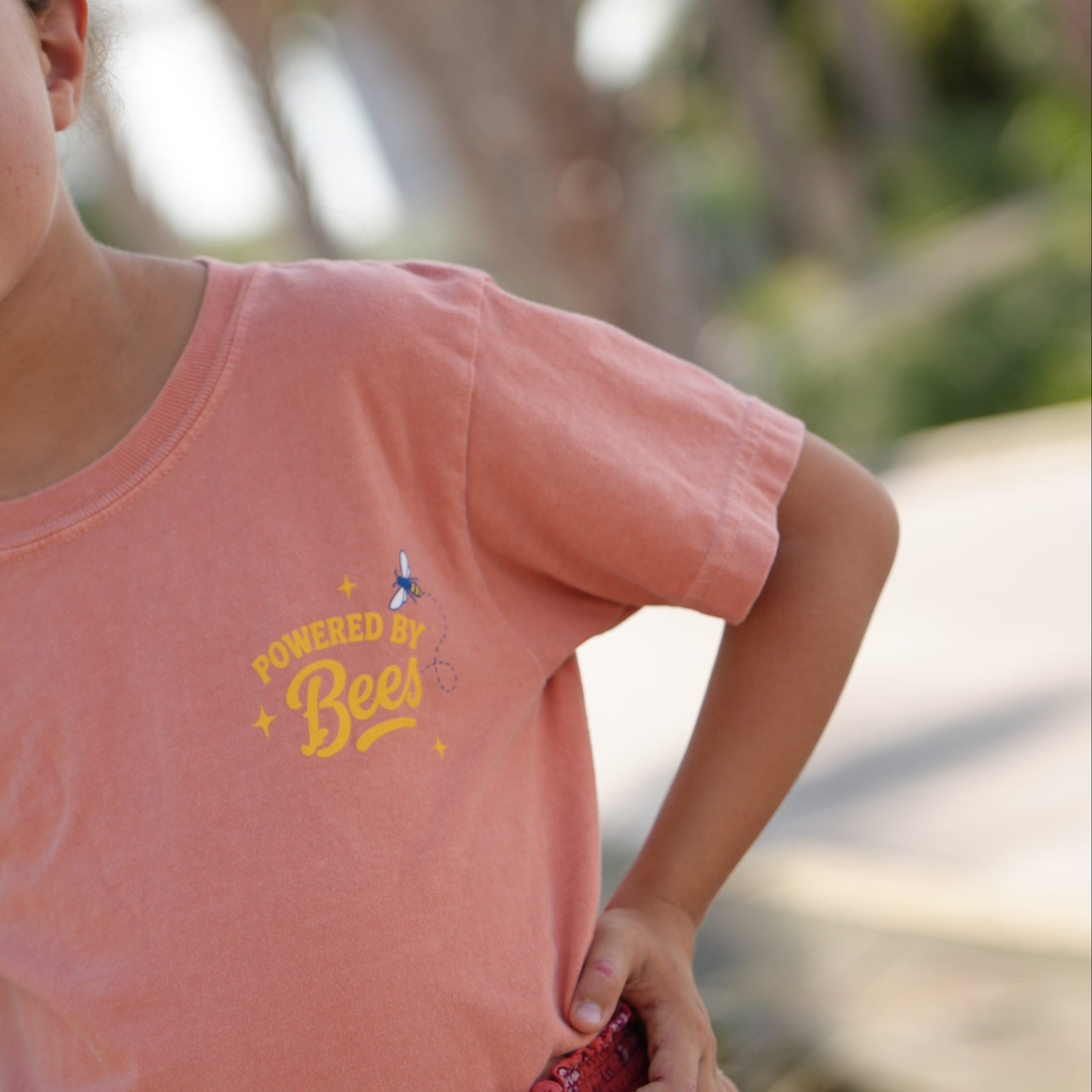 Youth "Powered By Bees" T-shirt