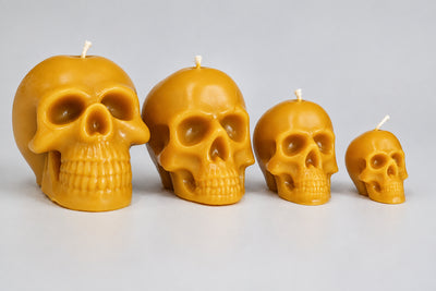 Beeswax Skull Candle (Limited Edition: Halloween)