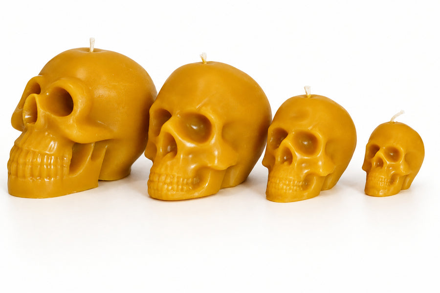 Beeswax Skull Candle (Limited Edition: Halloween)