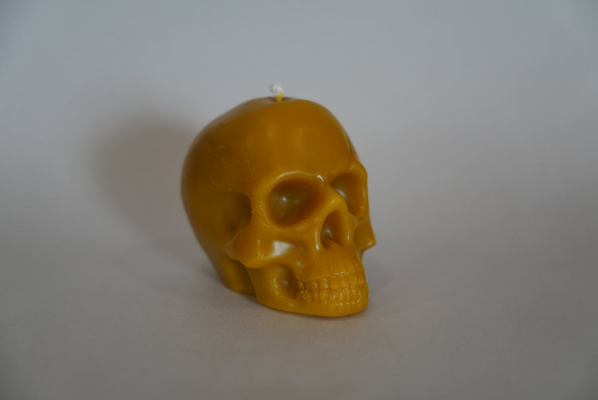 Beeswax Skull Candle (Limited Edition: Halloween)