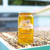 Raw local black mangrove honey from How's Your Day Honey in St. Petersburg FL, one 12oz jar. Photographed on a hive of honey bees.