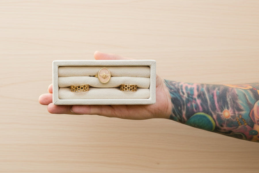 Bee-inspired Rings