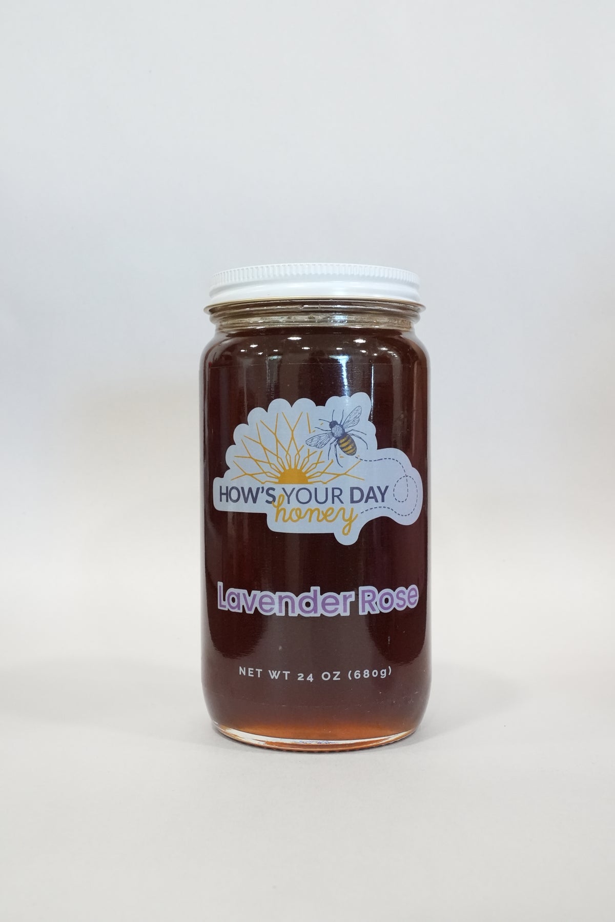 Lavender Rose Infused Honey