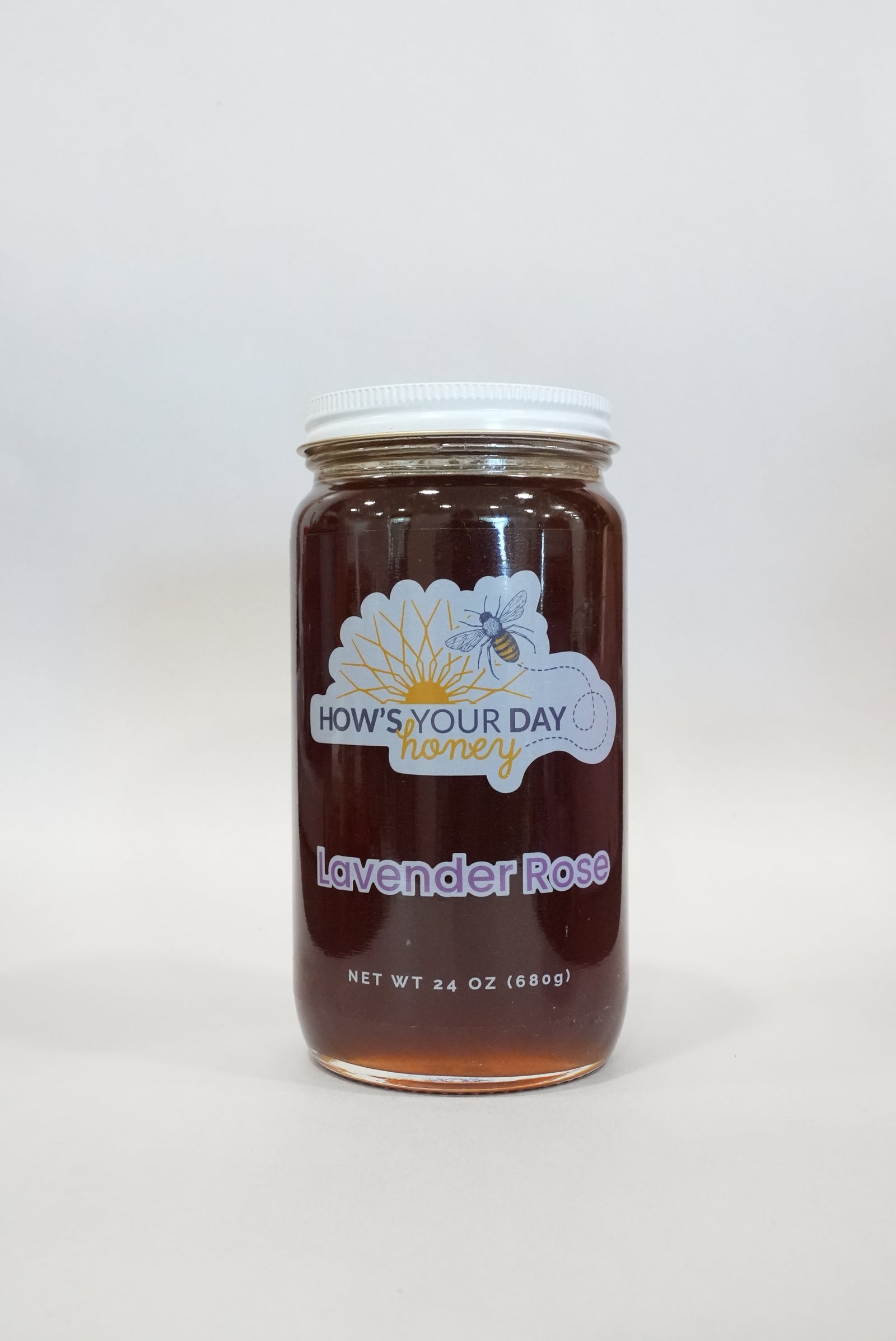 Lavender Rose Infused Honey