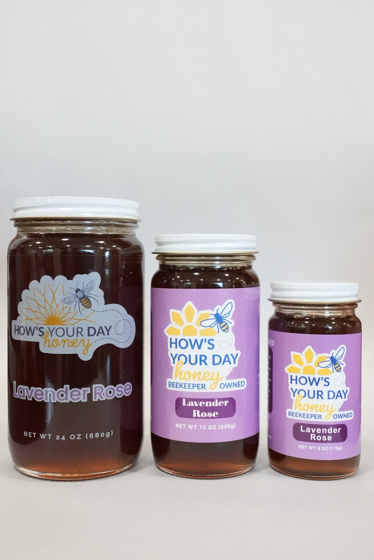 Lavender Rose Infused Honey