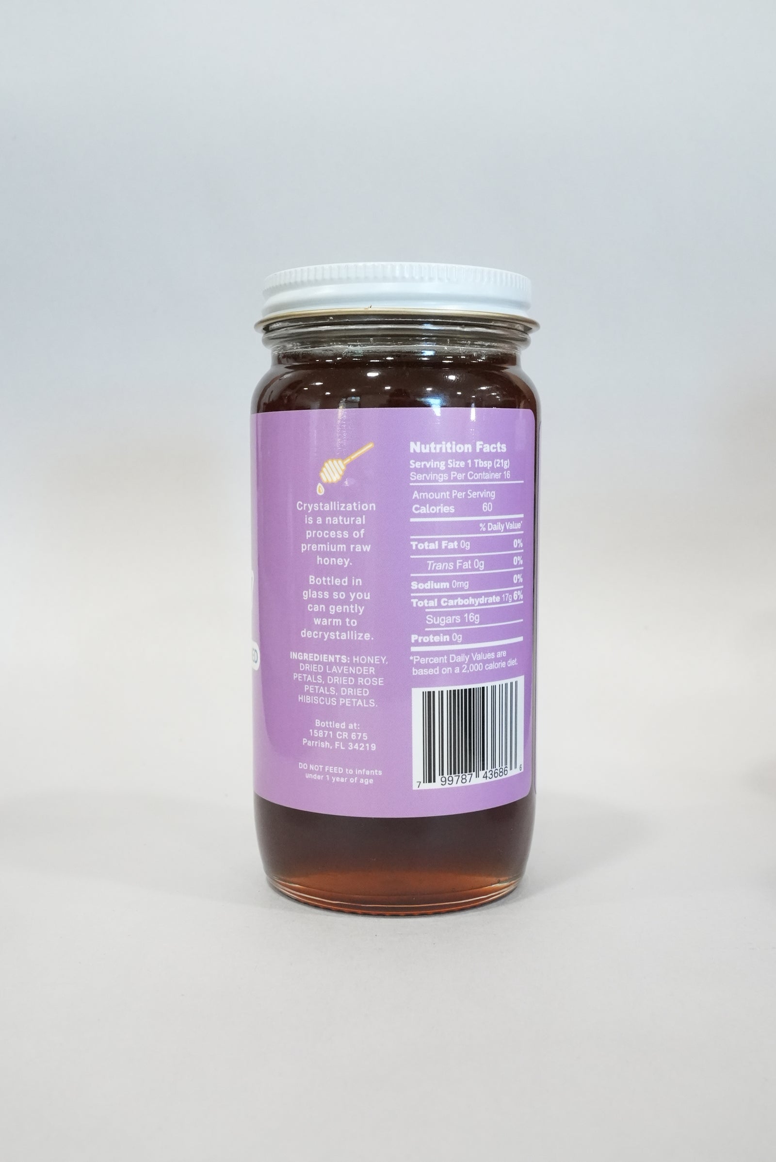 Lavender Rose Infused Honey