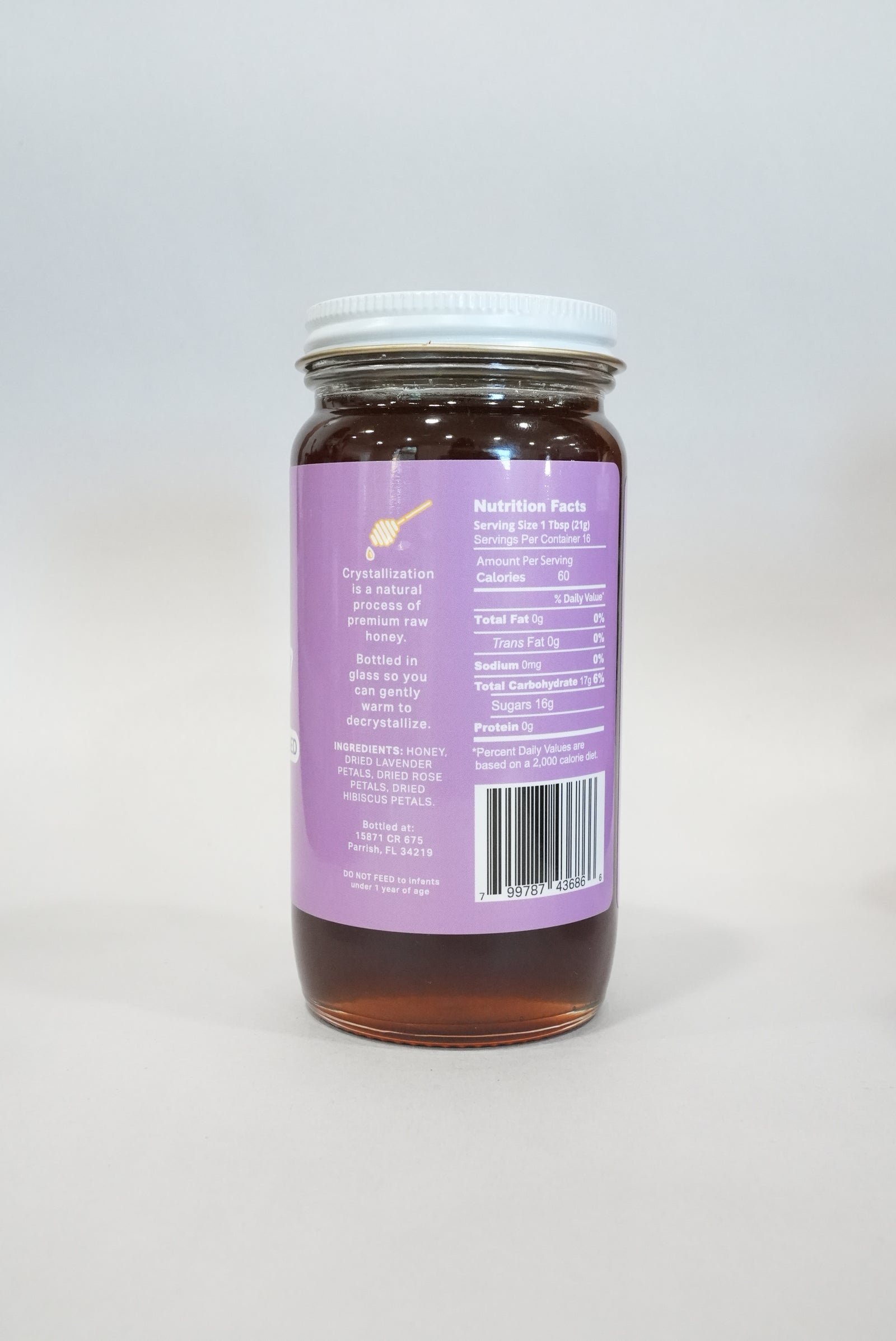 Lavender Rose Infused Honey